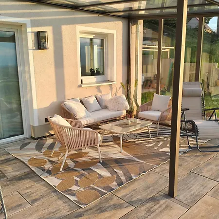 Morgenrot Panorama 1 - Terrasse * Gnotzheim